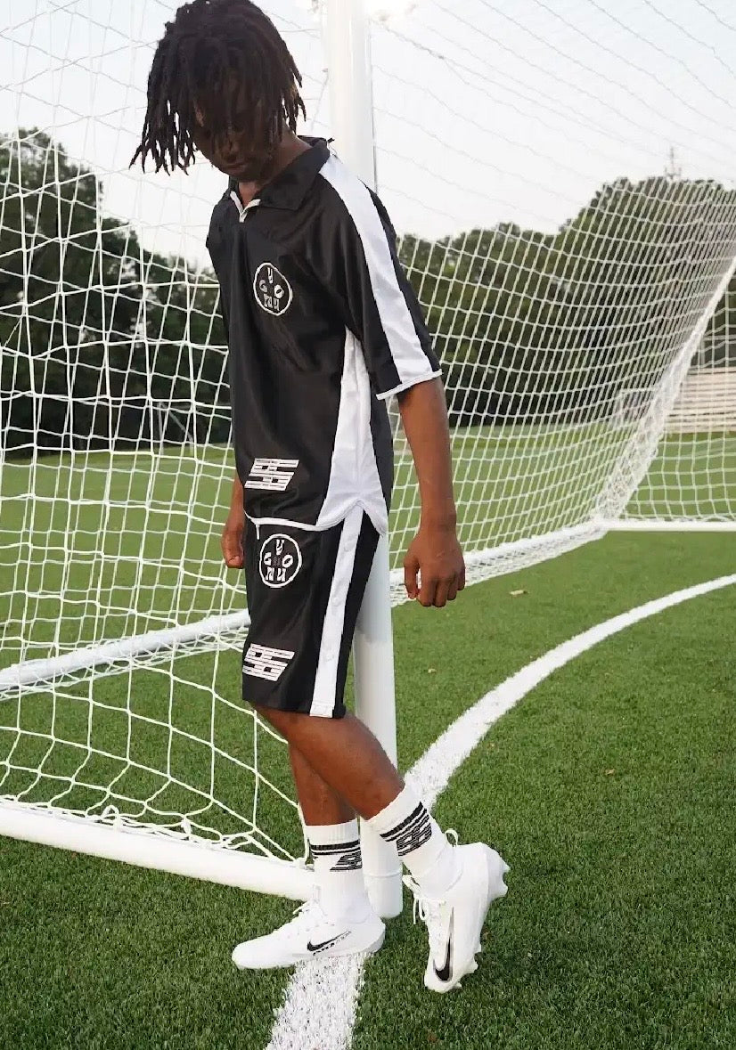 Black Soccer Set
