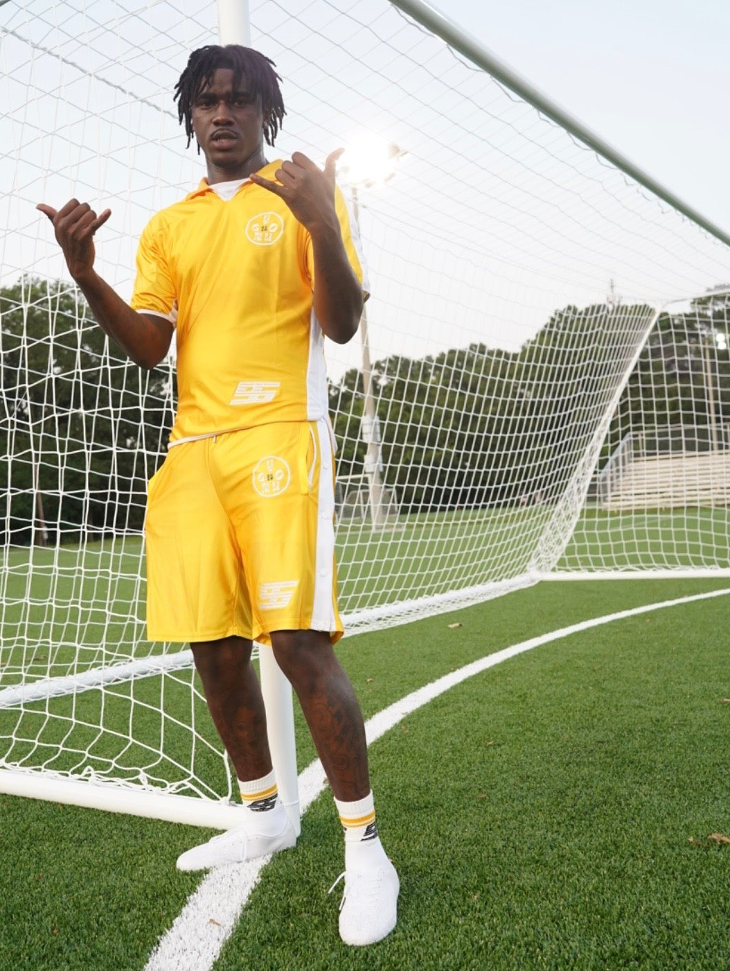 Yellow Soccer Set