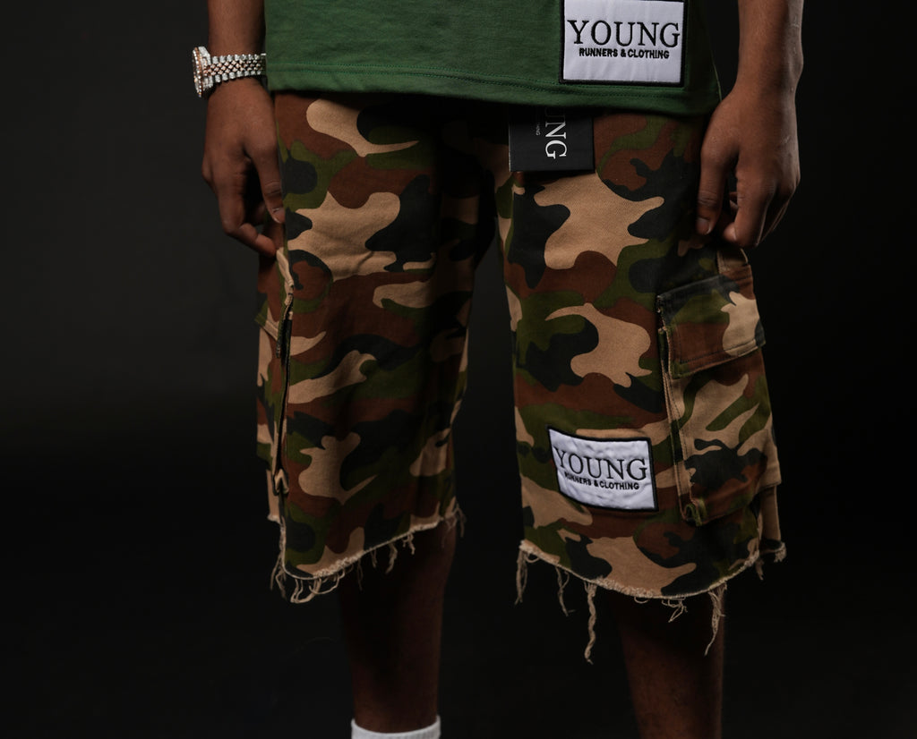 Camo Cargo Shorts