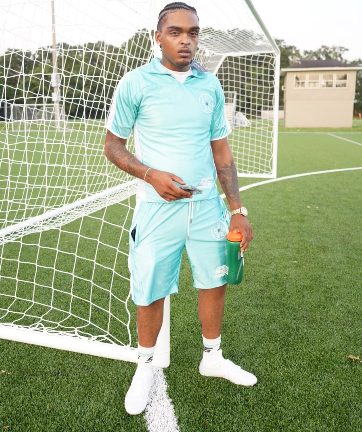 Mint Green Soccer Set